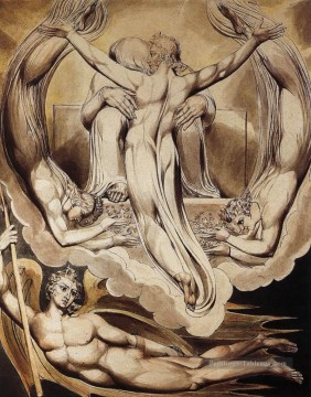  Mme Tableaux - Le Christ comme le Rédempteur de l’Homme romantisme Age romantique William Blake